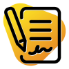 Document avec un crayon et une signature