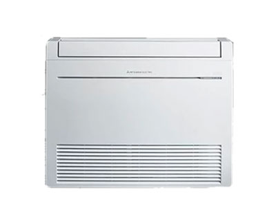 Climatisation monobloc Mitsubishi entièrement blanc